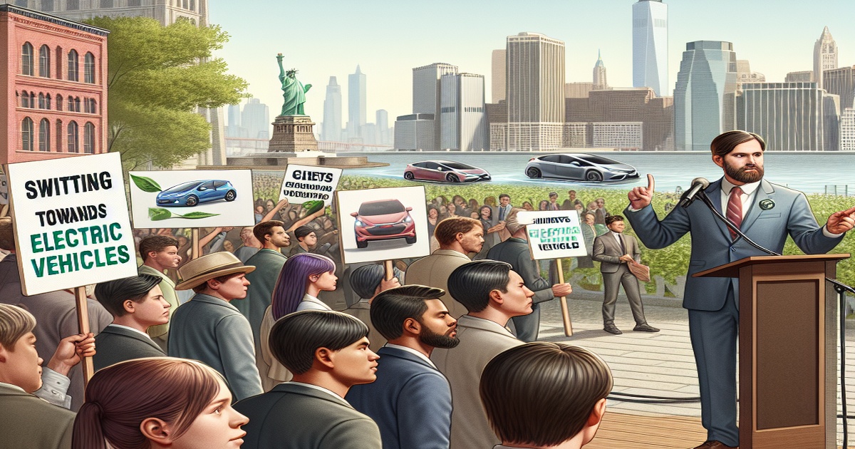 Main image to the post Protests Erupt in New York, Trump Signals Shift on Electric Vehicles