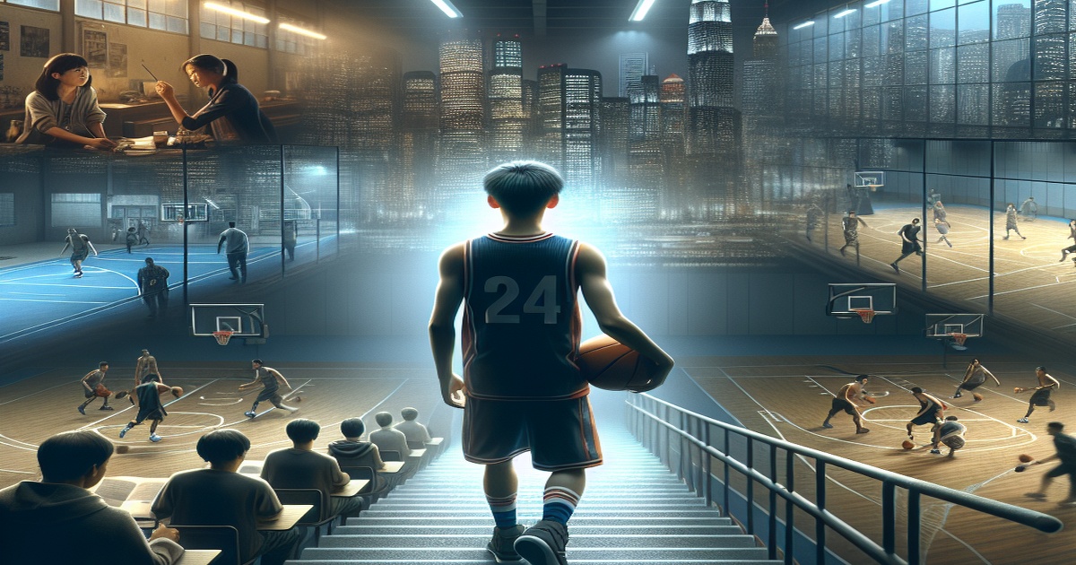 Main image to the post From China to the Draft, a Young Center's Pursuit of a Basketball Dream