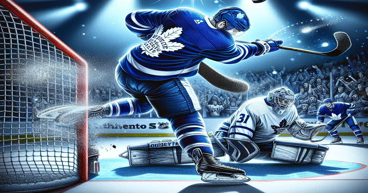 Main image to the post Maple Leafs Soar to Victory with Lorentz's Dazzling Goal and Woll's Stellar Performance