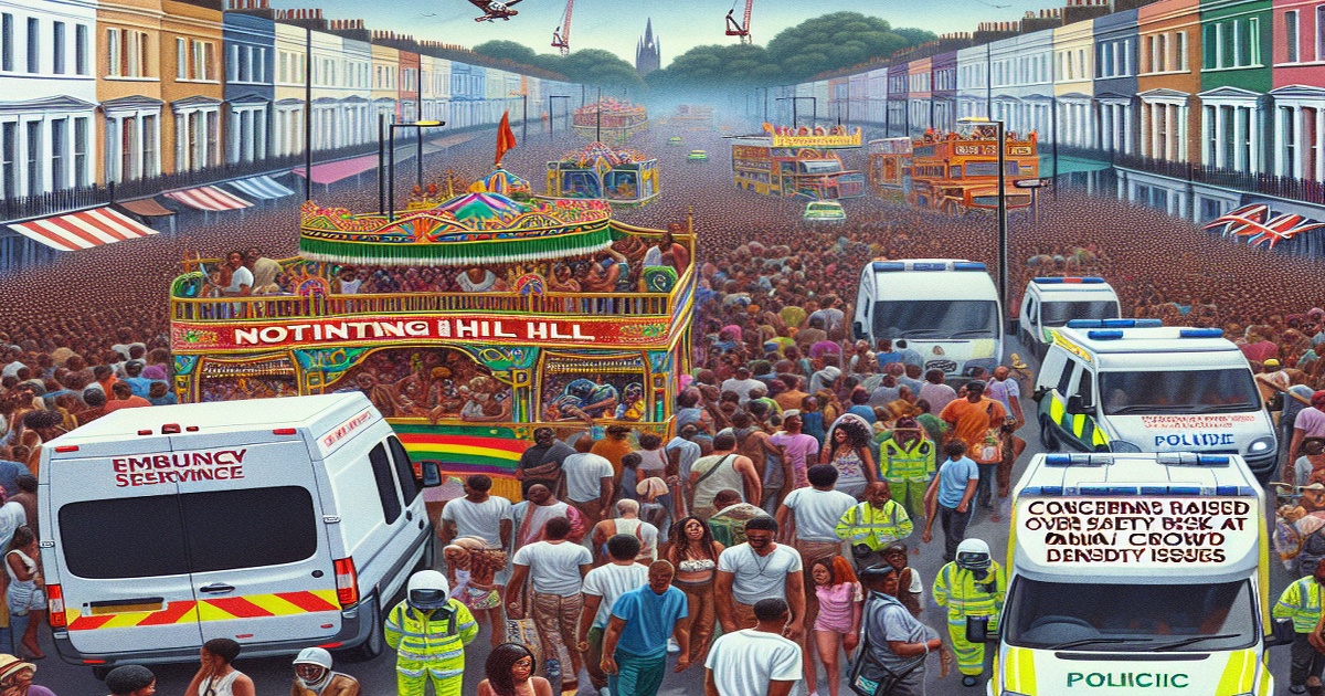 Main image to the post Concerns Raised Over Safety Risks at Notting Hill Carnival Amid Crowd Density Issues