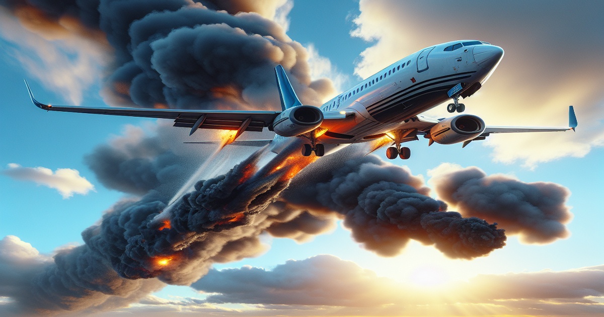 Main image to the post Emergency Landing of American Airlines Flight Due to Engine Smoke and Flames