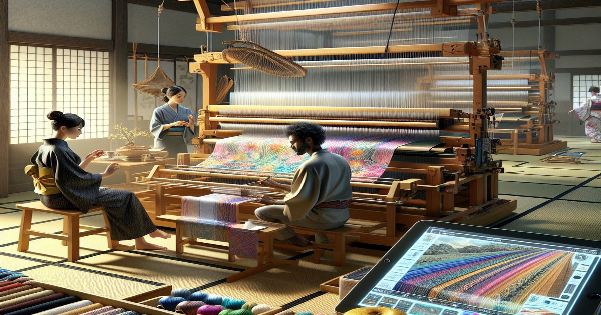 Main image to the post How Technology is Revitalizing the Ancient Art of Nishijinori Kimono Weaving