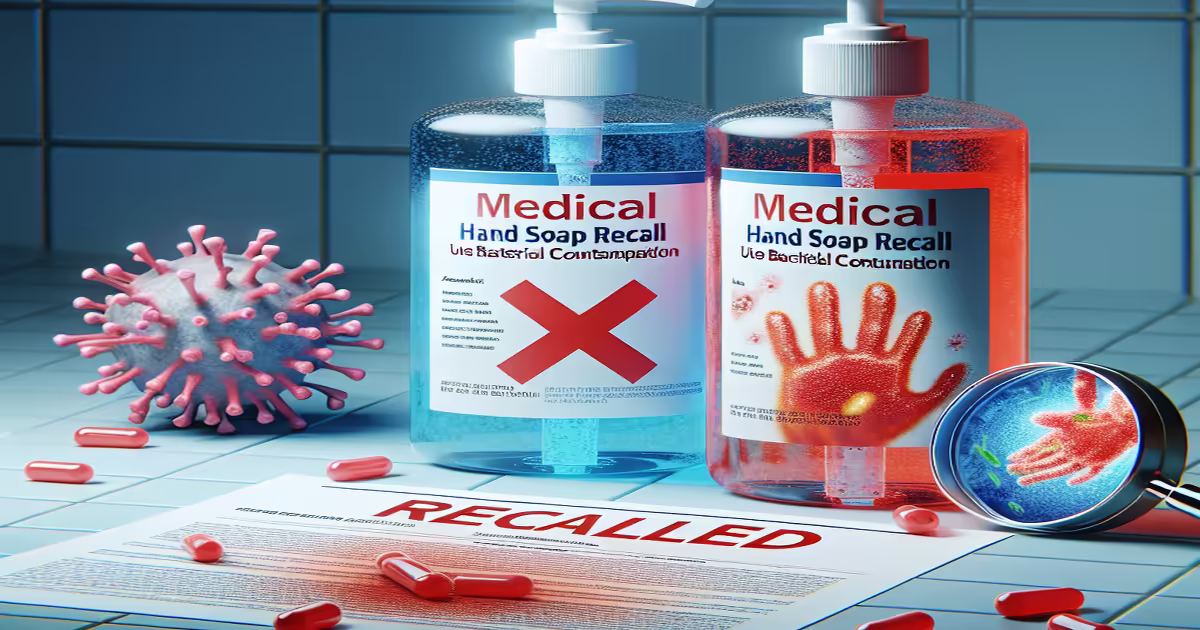 Medical Hand Soap Recall Due to Bacterial Contamination