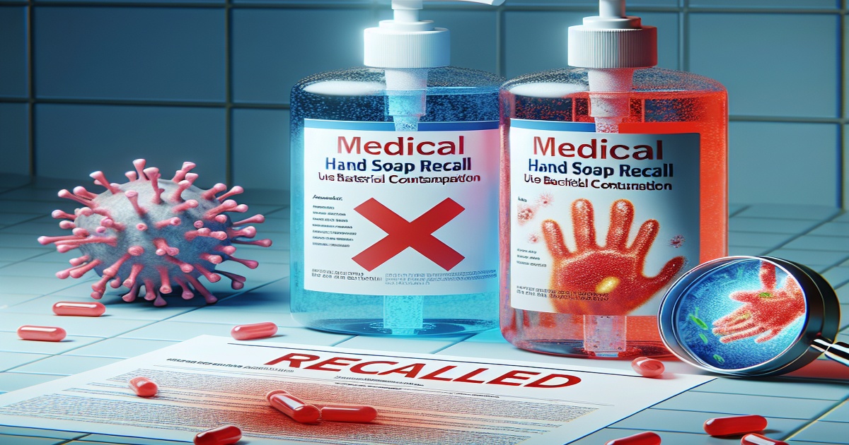 Medical Hand Soap Recall Due to Bacterial Contamination