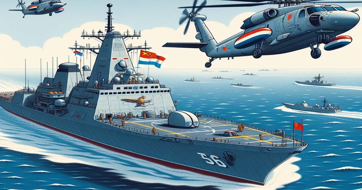Main image to the post Tensions Rise in East China Sea as Dutch Ship Encounters Chinese Fighters