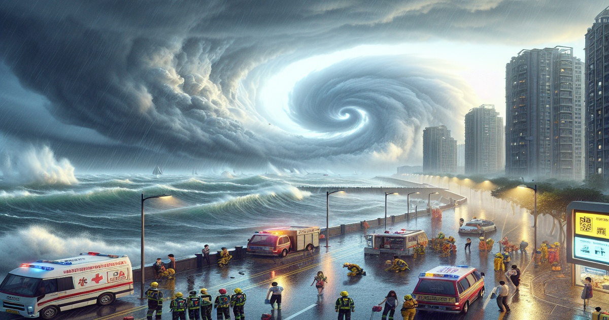 Typhoon Kajiki Impacts Southern China, Prompts Rescue Efforts and Rainfall Warnings