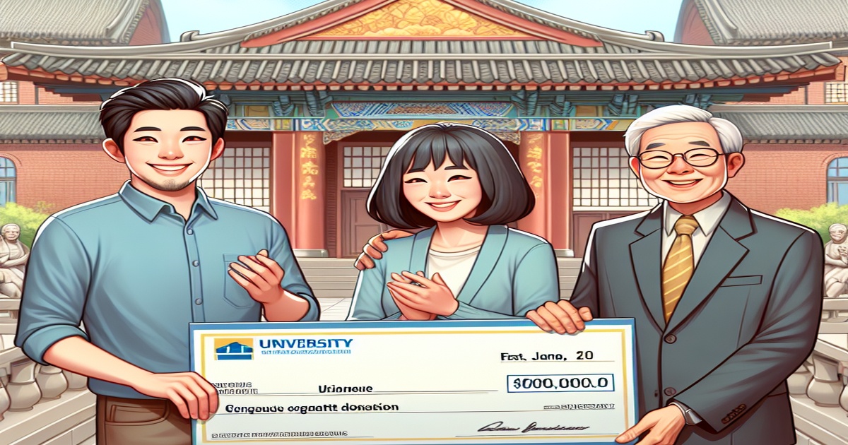Main image to the post Alumni Couple Receives Heartfelt Thanks for Their Generous Donation to Fudan University