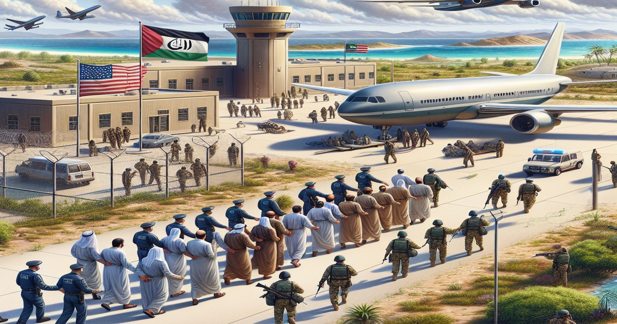 Main image to the post U.S. Transfers 11 Yemeni Detainees from Guantanamo Bay to Oman