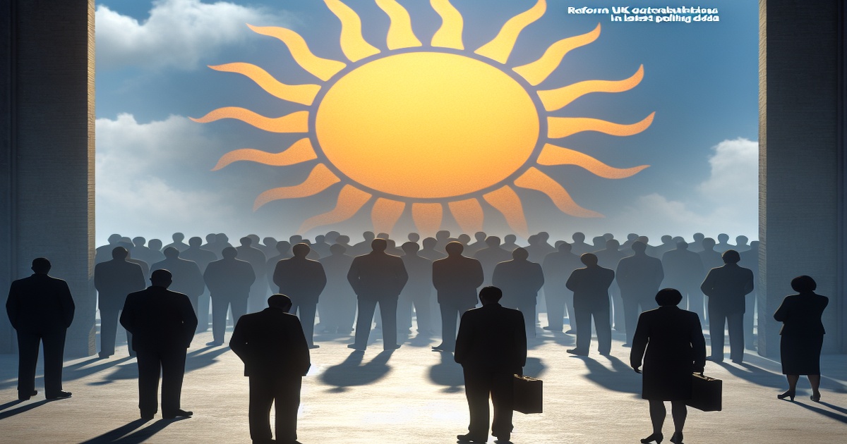 Main image to the post Reform UK Outshines Conservatives in Latest Polling Data
