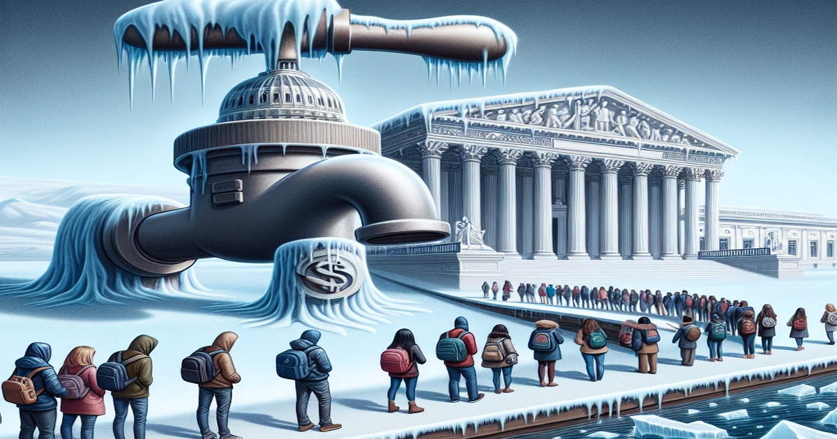 Main image to the post Trump Administration's Funding Freeze Sparks Confusion and Legal Battles Over Student Aid
