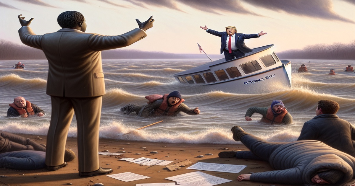 Main image to the post Trump's Sarcastic Potomac River Crash Response Draws Criticism, Blames Biden and Diversity Programs