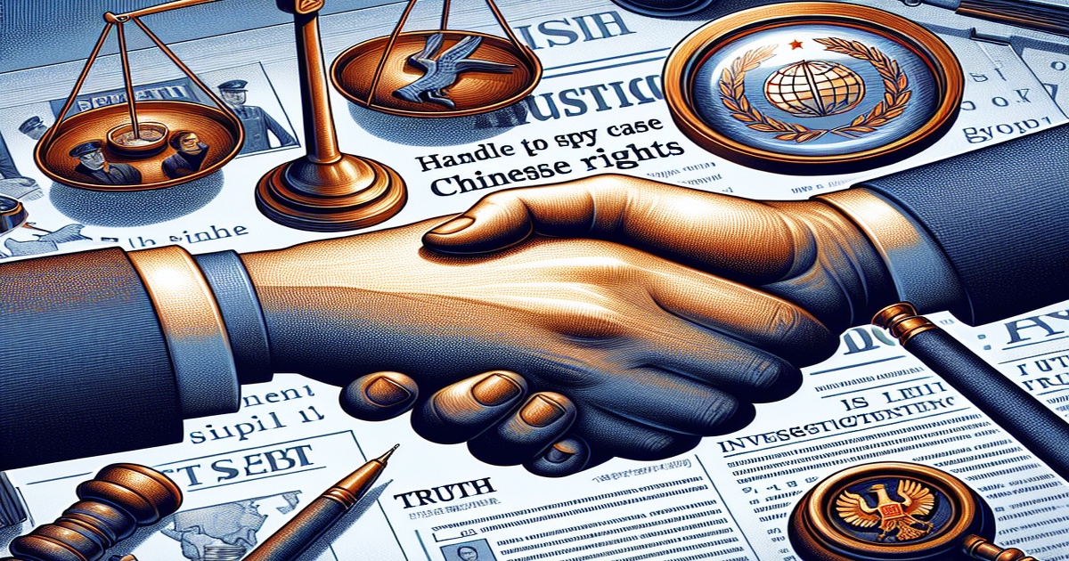 Main image to the post Handle Spy Case Based on Facts, Respect Chinese Rights