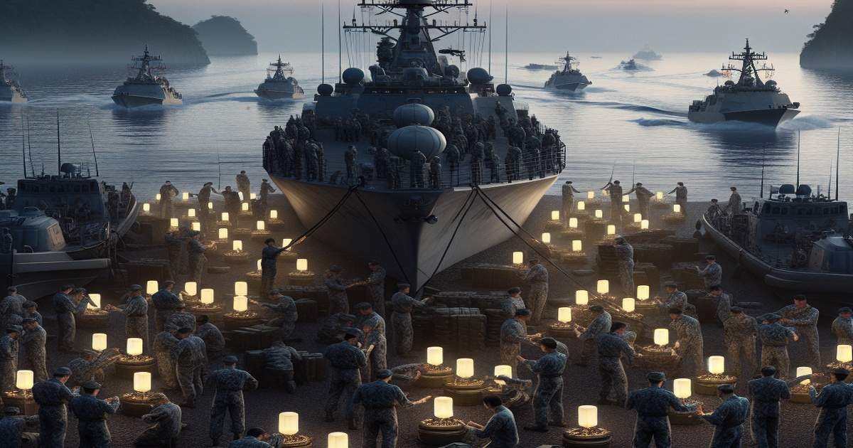 Main image to the post PLA Naval Forces Extend Lantern Festival Greetings During Combat Readiness Patrols Around Taiwan