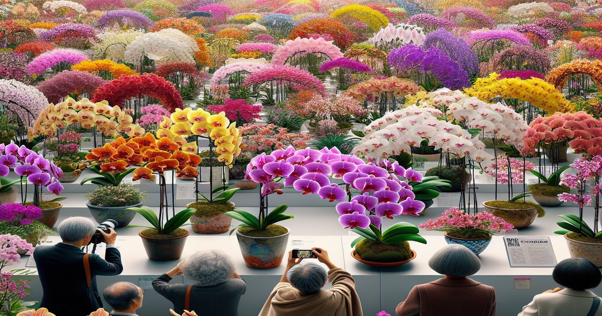Main image to the post Million Blooms Captivate at Japan Grand Prix International Orchid and Flower Show 2025