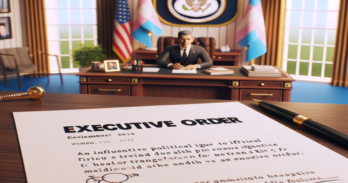 Main image to the post Trump Targets Gender-Affirming Healthcare for Transgender Youth in Sweeping Executive Order