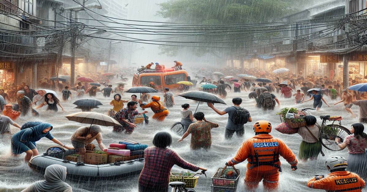 Main image to the post Flooding in Southern China Forces Mass Evacuations