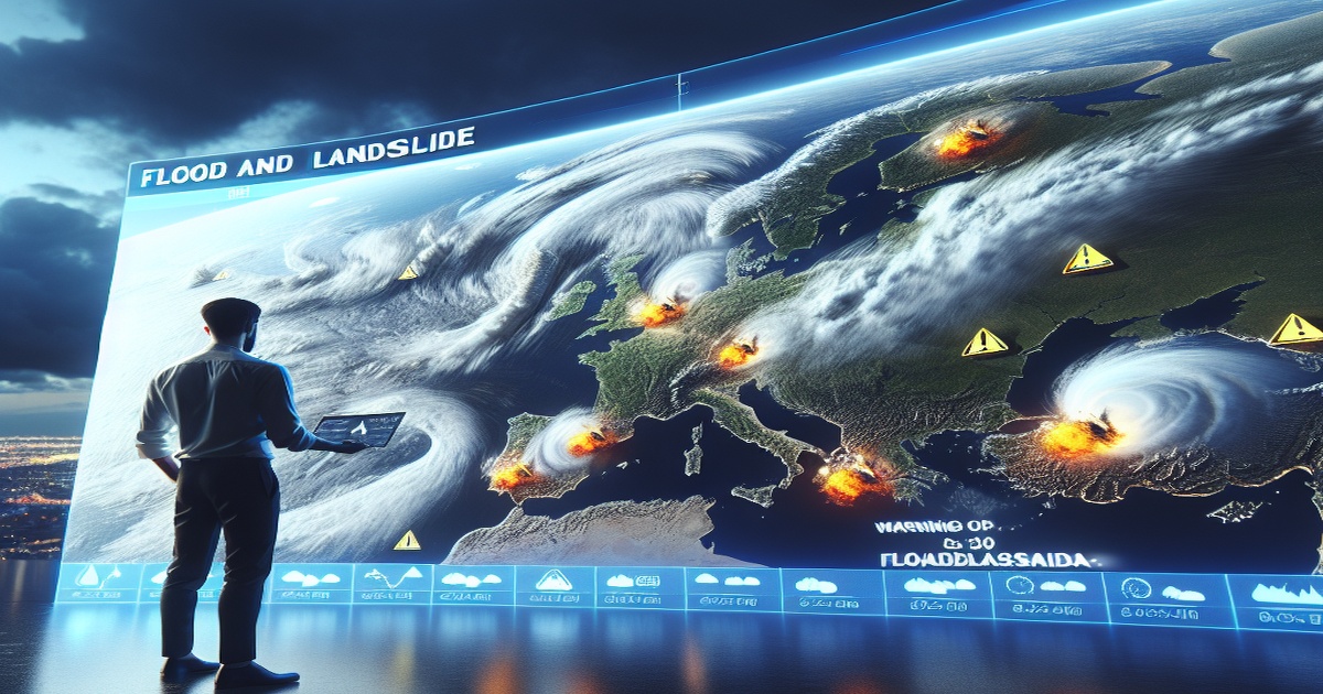 Main image to the post Met Office Issues Flood and Landslide Warning for Spain Due to Upcoming Storms