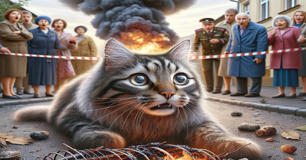 Main image to the post Explosive Incident Involving an 11-Year-Old Tabby Sparks Local Controversy