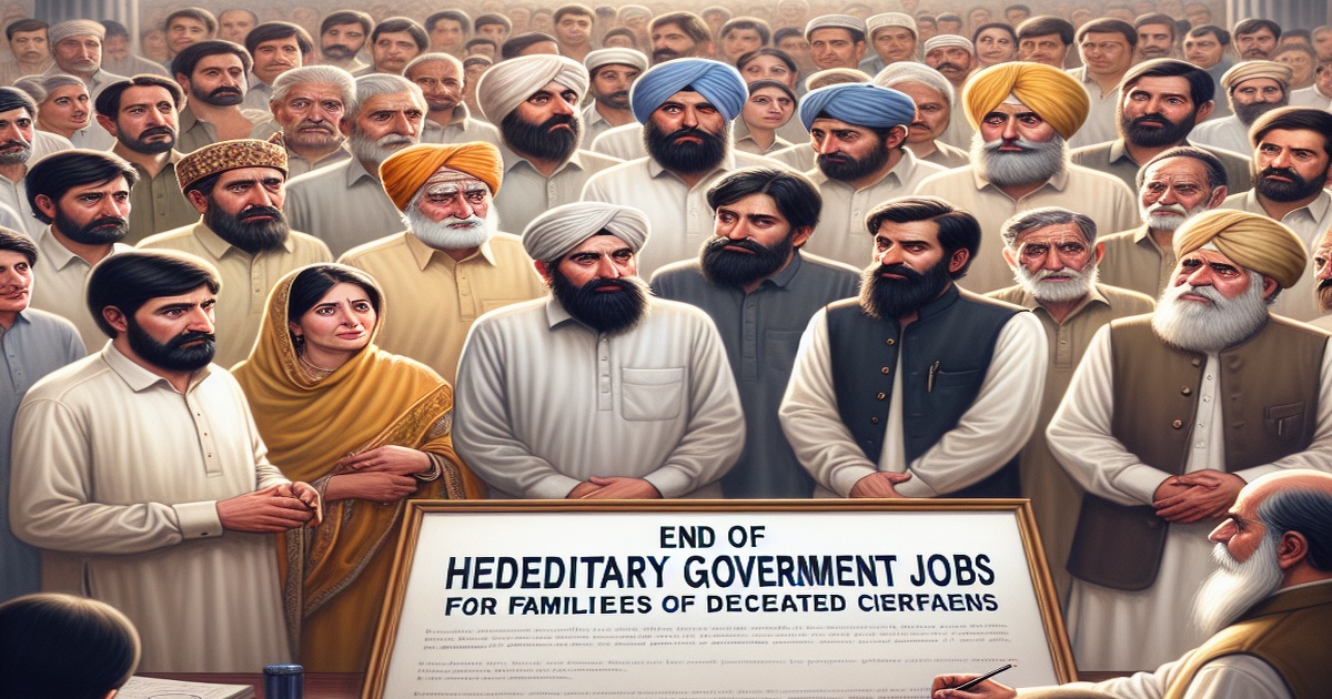 Main image to the post Pakistan Ends Hereditary Government Jobs for Families of Deceased Civil Servants