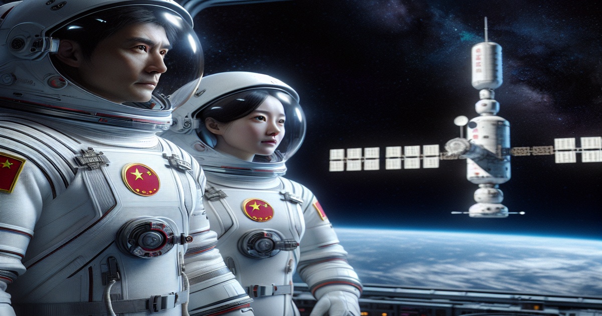Main image to the post Chinese Astronauts Launch Dream Mission to Tiangong Space Station