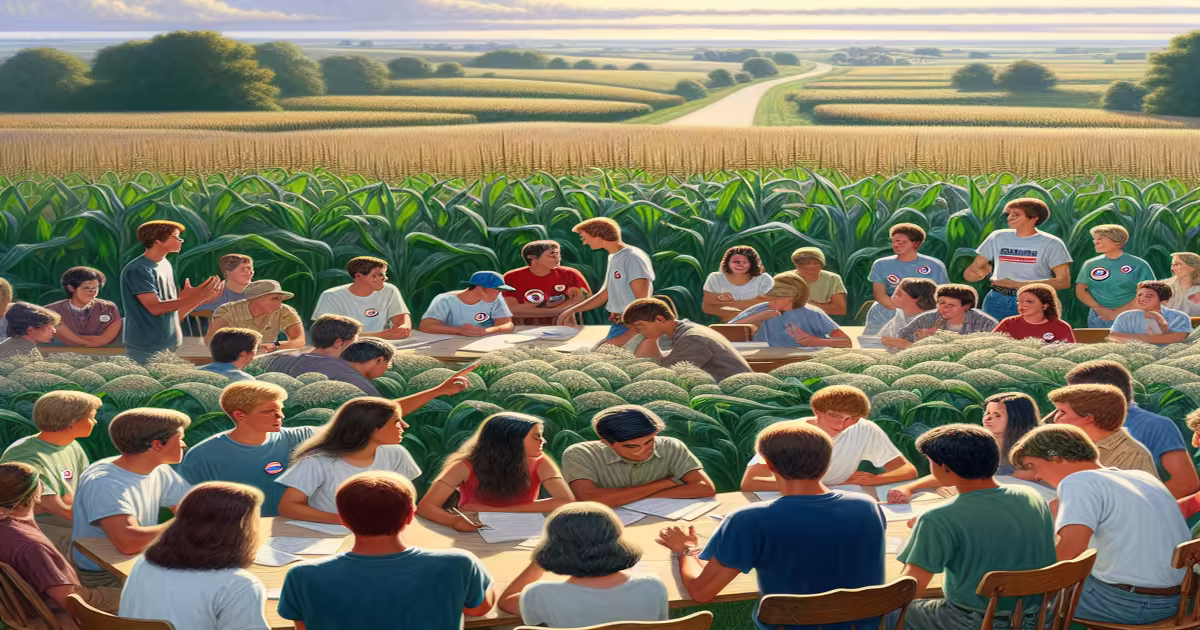 Main image to the post Iowa Democrats Embrace Youth Movement Amid Age Debate