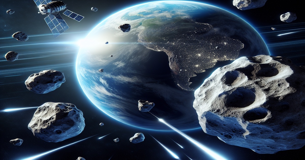 Main image to the post Asteroids Buzz Earth, No Immediate Threat, But Monitoring Remains Crucial
