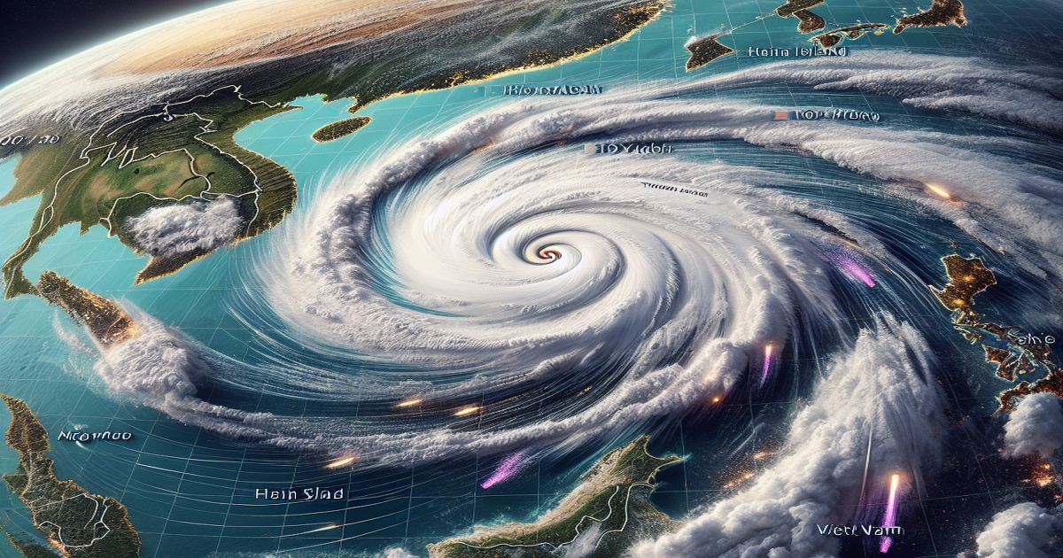 Typhoon Kajiki Intensifies, Threatening Hainan Island and Vietnam