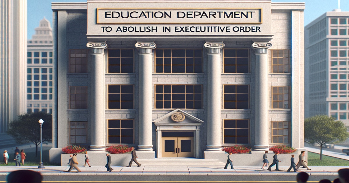 Main image to the post Trump Aims to Abolish Education Department in Executive Order