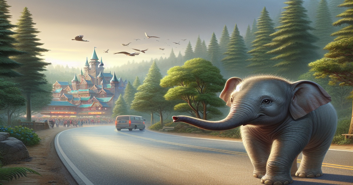 Main image to the post Juvenile Elephant Escapes Theme Park in Zhejiang, Returns Safely