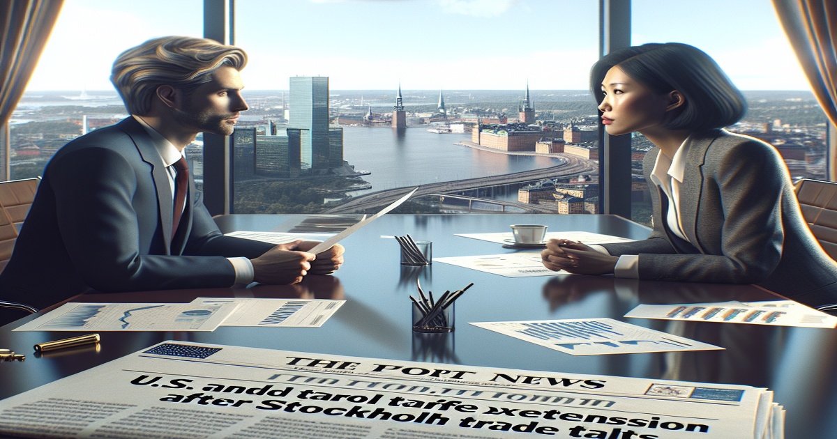 Main image to the post U.S. and China Explore Tariff Extension After Stockholm Trade Talks