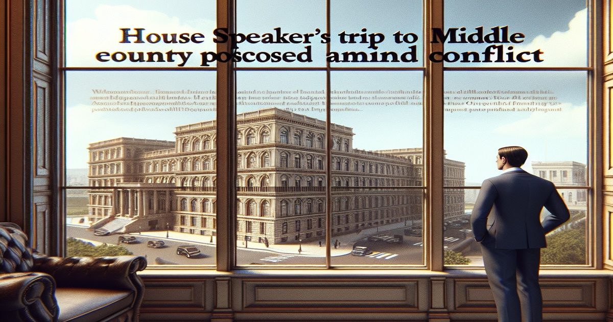 Main image to the post House Speaker Mike Johnson Postpones Trip to Israel Amid Conflict