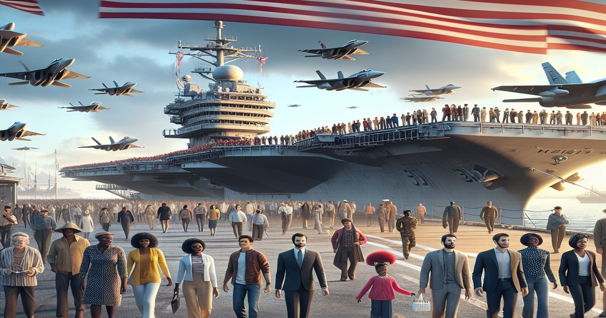 Main image to the post Hong Kong Residents Tour Shandong Aircraft Carrier in Anniversary Celebrations