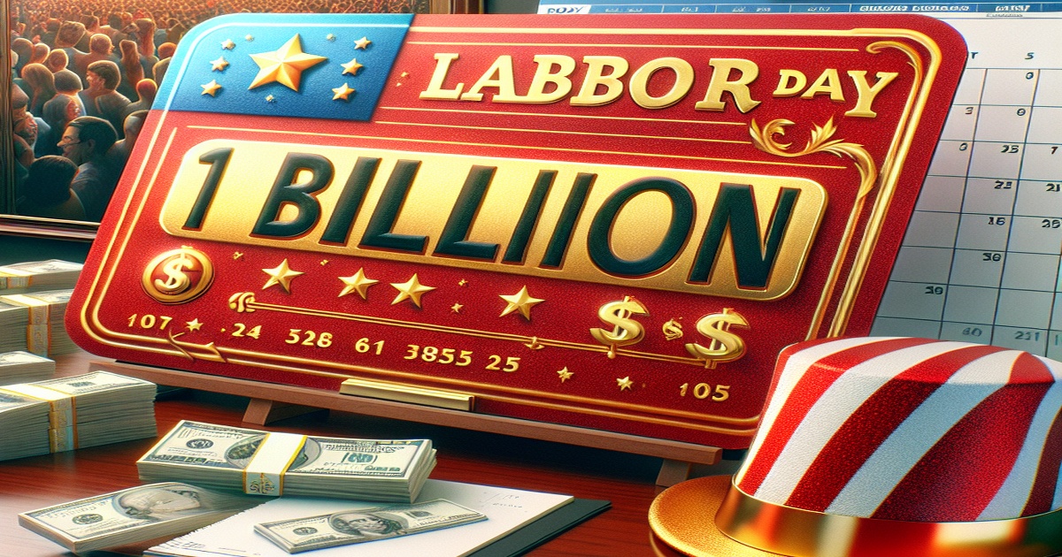 Powerball Jackpot Hits $1 Billion for Labor Day Weekend