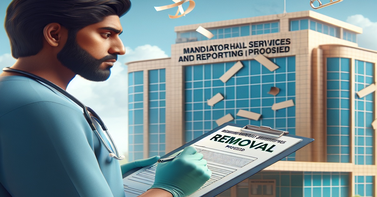 Main image to the post Mandatory Hospital Services and Reporting Removal Proposed