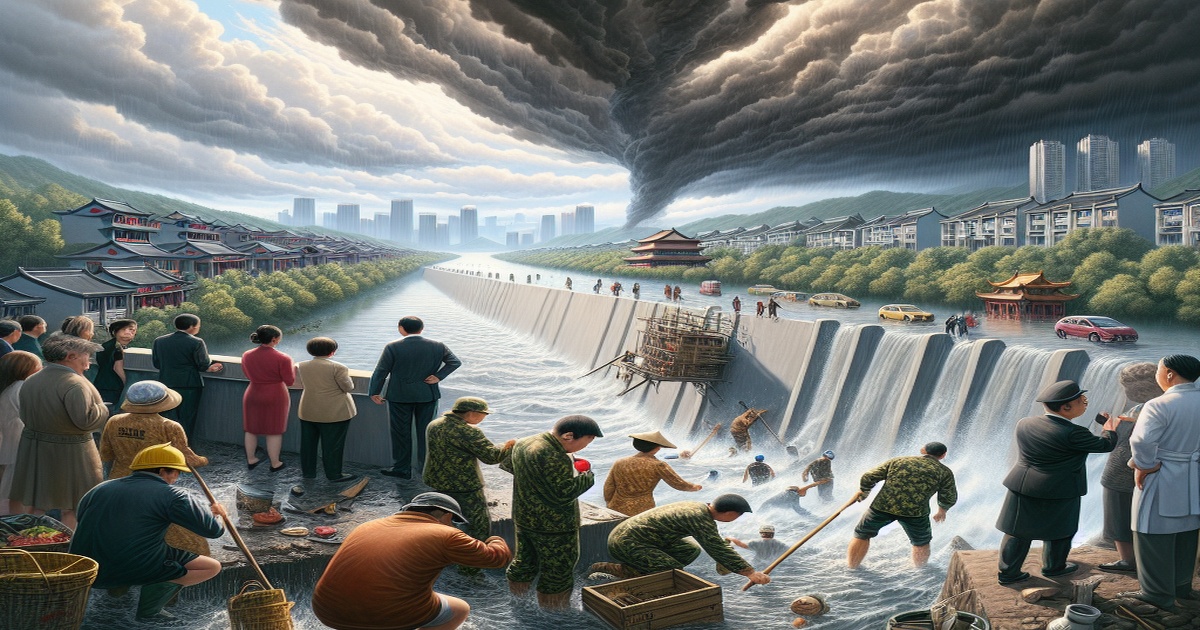 Main image to the post China Bolsters Flood Compensation Amid Rising Rainfall and Diversion Efforts