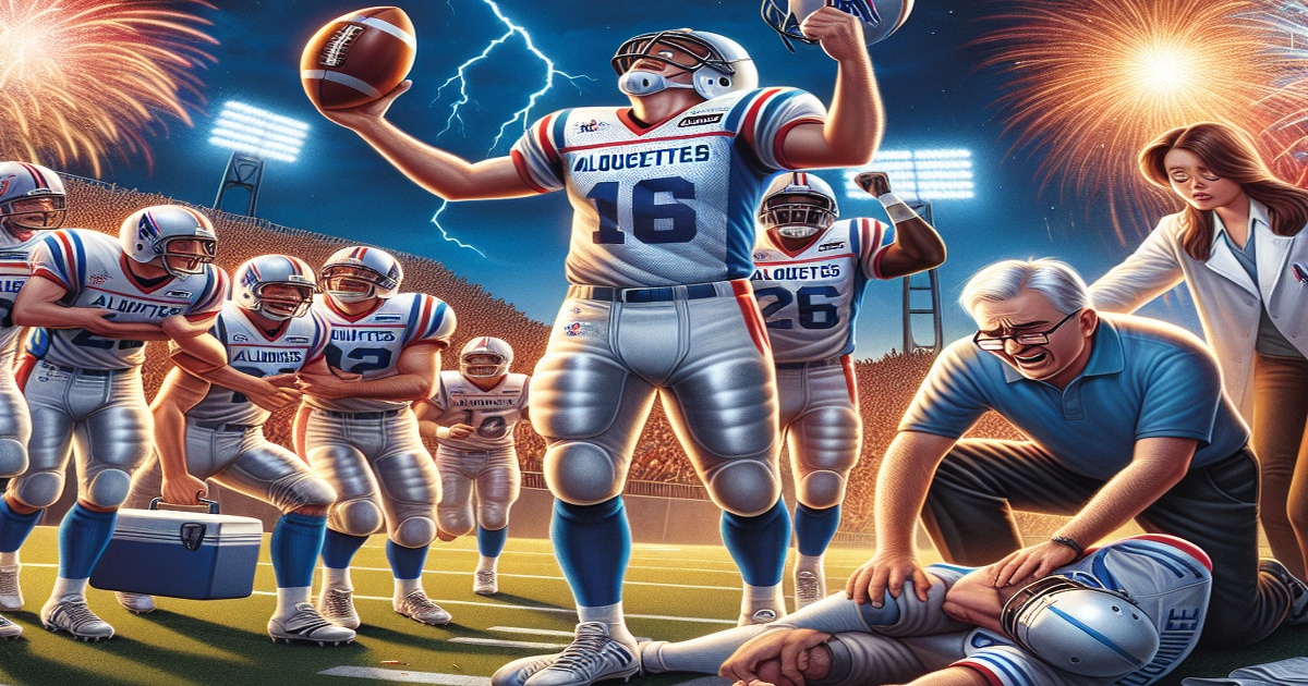 Main image to the post Alouettes Rally for Victory, But Hamstring Injury Puts Future in Doubt