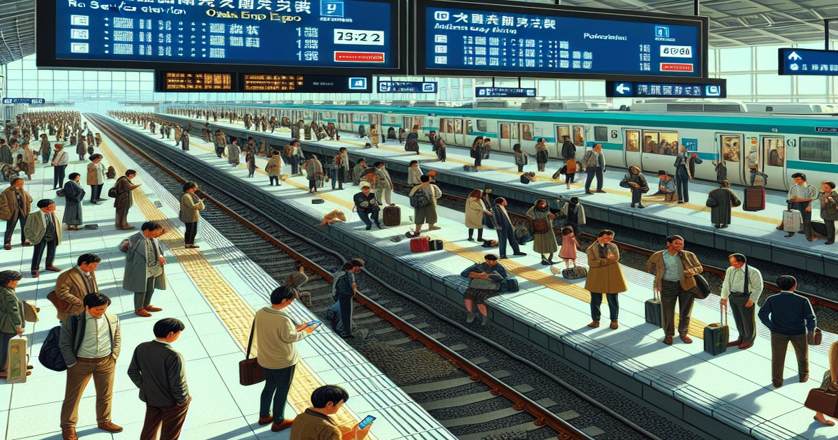 Osaka Expo Visitors Stranded After Train Service Suspension