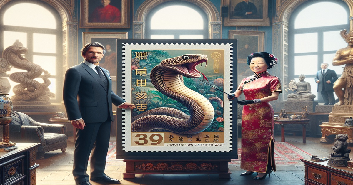 Main image to the post Hungarian and Chinese Officials Unveil Commemorative Year of the Snake Stamp in Budapest