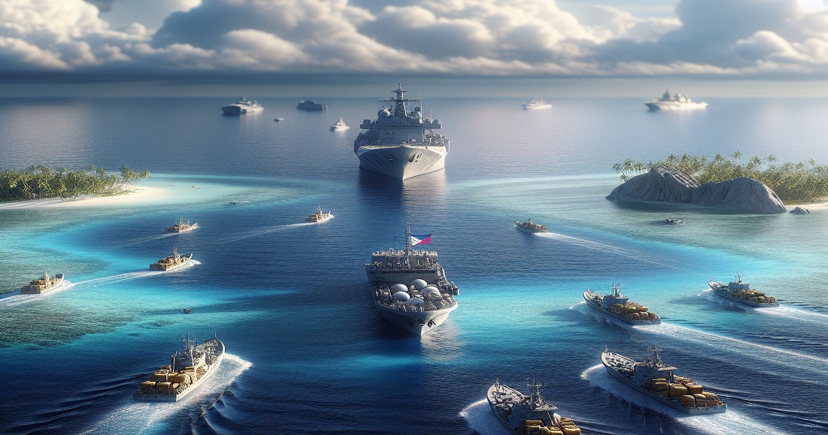 Main image to the post China Coast Guard Oversees Philippine Resupply Mission at Ren'ai Reef