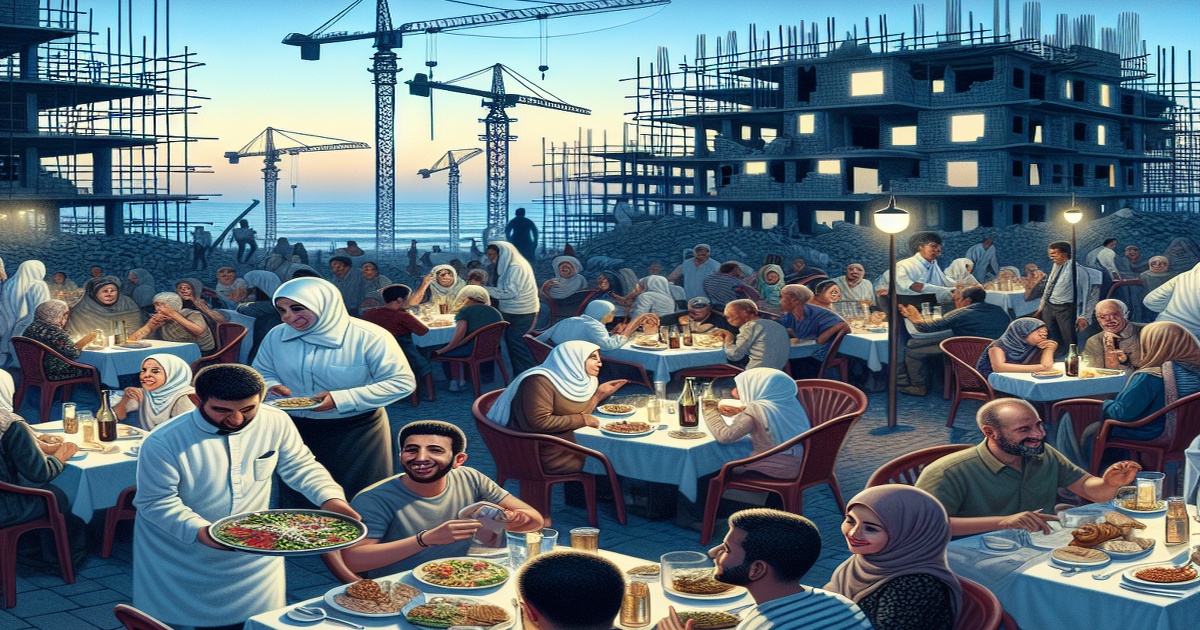 Main image to the post Restaurants and the Unwavering Spirit of Gaza's Rebuilding
