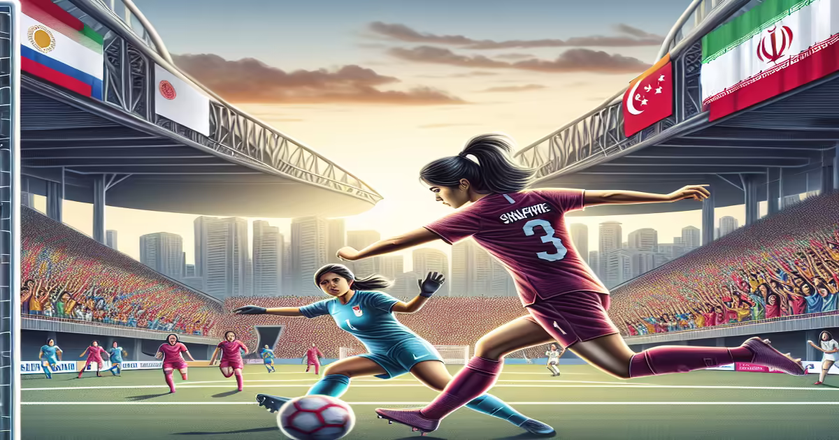 Main image to the post Iran Aims for Victory Against Singapore in AFC Women's Asian Cup Qualifiers