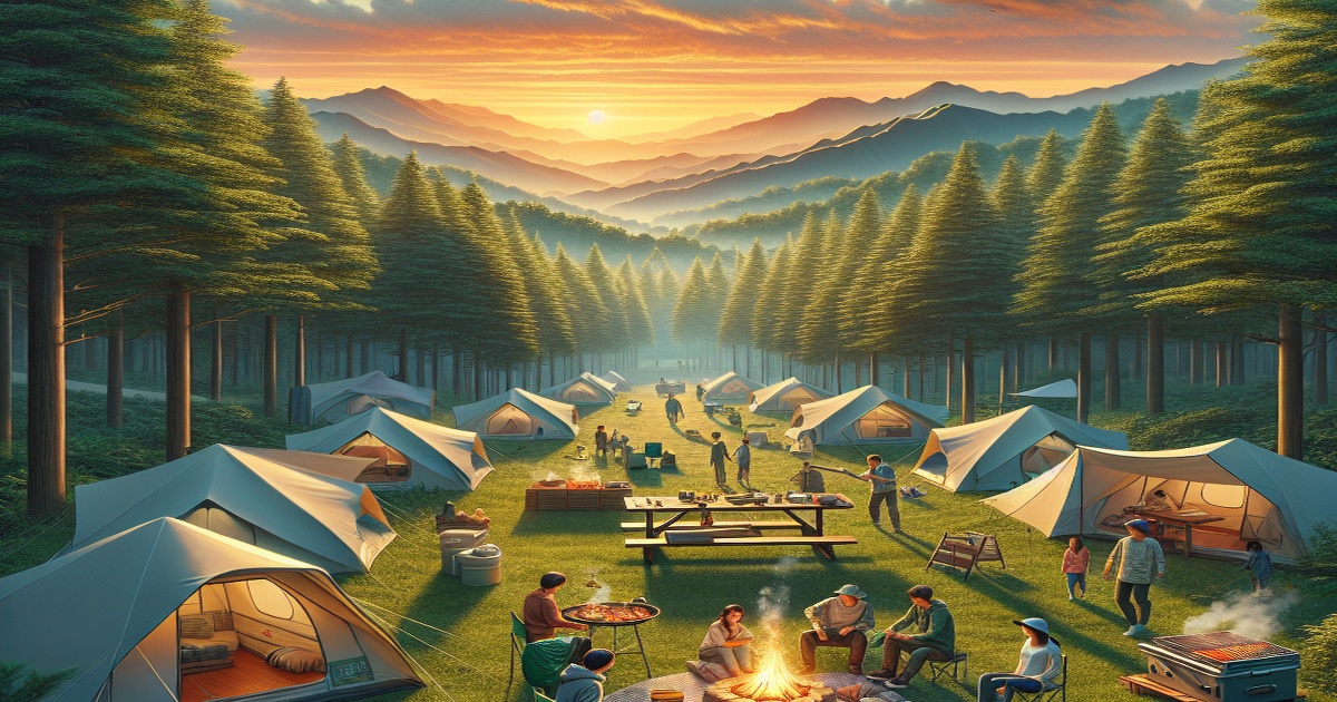 New Campground Opens in Fukushima Prefecture, Offering Comfortable Camping and Outdoor Activities