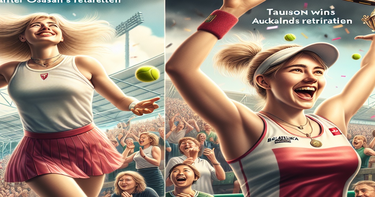 Main image to the post Sabalenka Defends Brisbane Title, Tauson Wins Auckland After Osaka's Retirement