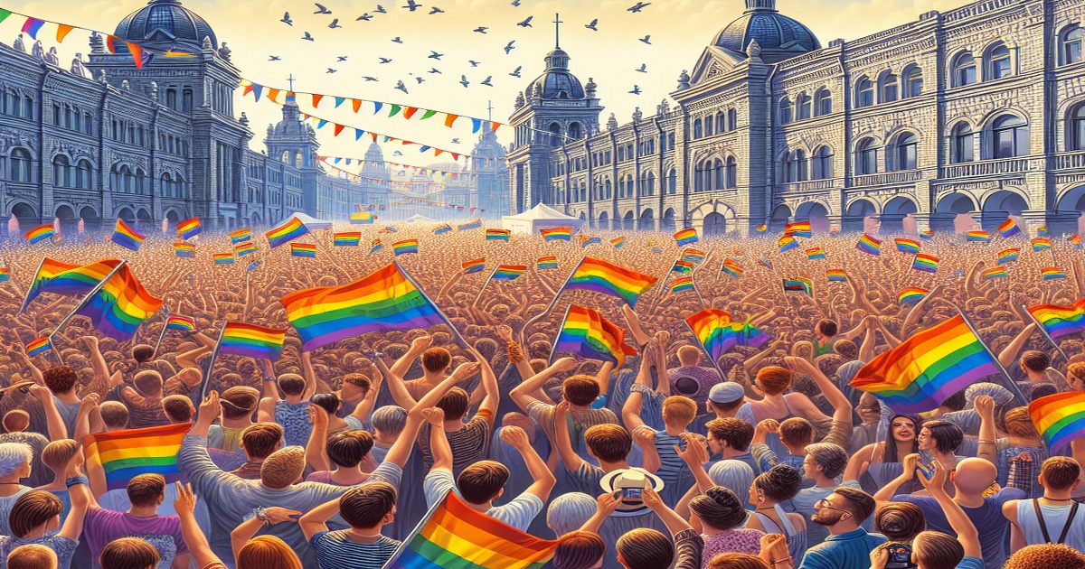 Main image to the post Budapest Pride Draws Record Crowd Despite Government Ban