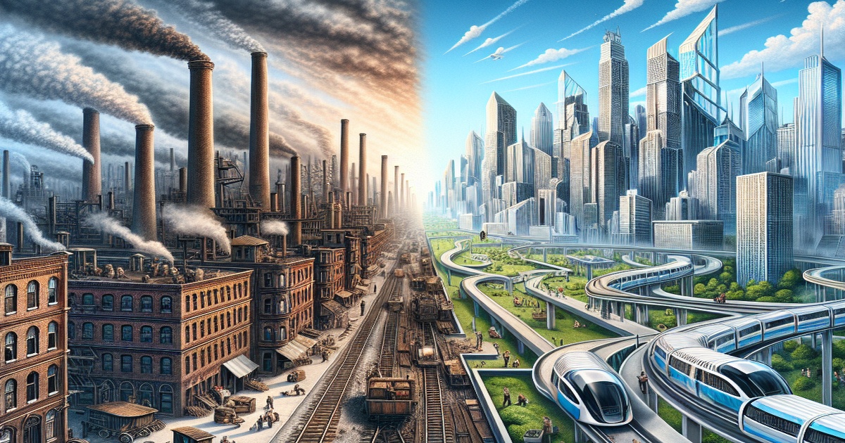 Main image to the post From Industrial City to Modern Metropolis Through Technological Innovation and Industrial Upgrades
