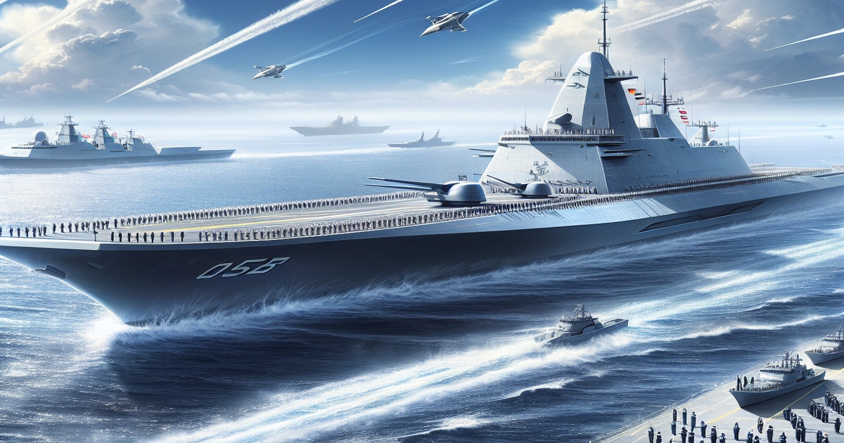 Main image to the post China Commissioning of First Type 054B Guided-Missile Frigate