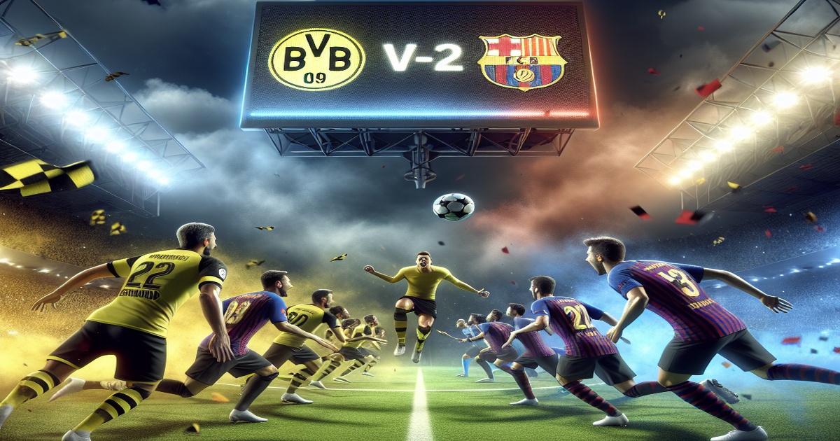 Main image to the post Dortmund's Dramatic Champions League Comeback Sets Up Quarter-Final Showdown with Barcelona