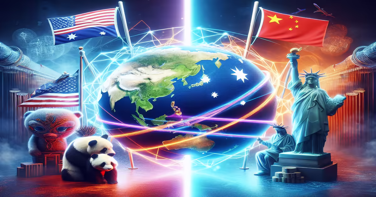 Main image to the post Australians Favor Ties with China Over the US Amid Changing Global Perceptions