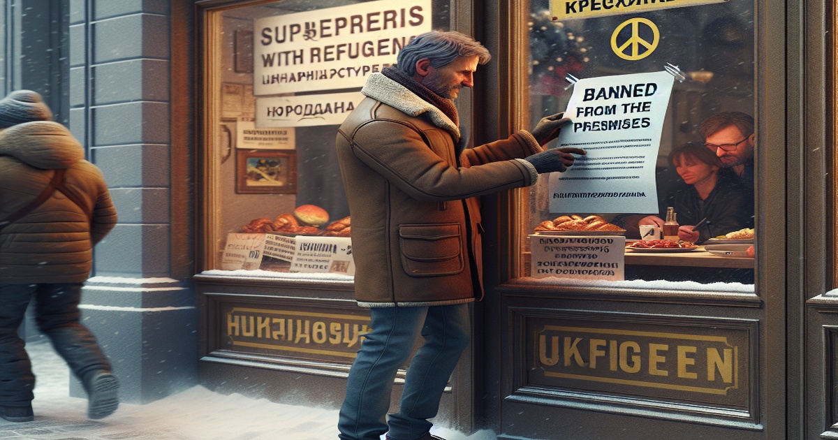Main image to the post Ukrainian Restaurateur Bans Trump Amid War and Refugee Solidarity