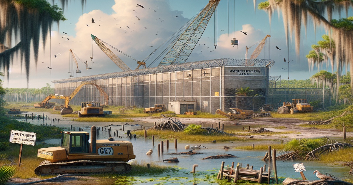 Main image to the post Federal Judge Halts Construction of Controversial Migrant Detention Center in Everglades